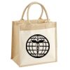 Pocket Jute Midi Tote Thumbnail
