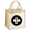 Pocket Jute Midi Tote Thumbnail