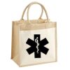 Pocket Jute Midi Tote Thumbnail
