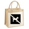 Pocket Jute Midi Tote Thumbnail