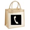 Pocket Jute Midi Tote Thumbnail