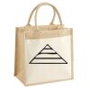 Pocket Jute Midi Tote Thumbnail