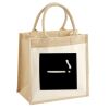 Pocket Jute Midi Tote Thumbnail