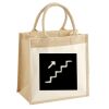 Pocket Jute Midi Tote Thumbnail