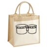 Pocket Jute Midi Tote Thumbnail