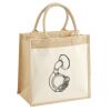 Pocket Jute Midi Tote Thumbnail