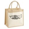 Pocket Jute Midi Tote Thumbnail
