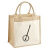 Pocket Jute Midi Tote Thumbnail
