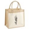 Pocket Jute Midi Tote Thumbnail