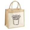 Pocket Jute Midi Tote Thumbnail