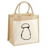 Pocket Jute Midi Tote Thumbnail