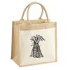 Pocket Jute Midi Tote Thumbnail