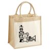 Pocket Jute Midi Tote Thumbnail