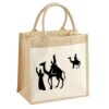 Pocket Jute Midi Tote Thumbnail