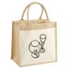Pocket Jute Midi Tote Thumbnail