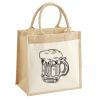 Pocket Jute Midi Tote Thumbnail