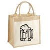 Pocket Jute Midi Tote Thumbnail