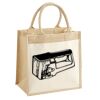 Pocket Jute Midi Tote Thumbnail
