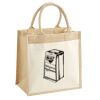 Pocket Jute Midi Tote Thumbnail