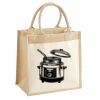 Pocket Jute Midi Tote Thumbnail