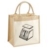 Pocket Jute Midi Tote Thumbnail