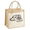 Pocket Jute Midi Tote Thumbnail