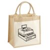 Pocket Jute Midi Tote Thumbnail