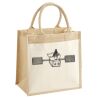 Pocket Jute Midi Tote Thumbnail