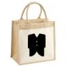 Pocket Jute Midi Tote Thumbnail
