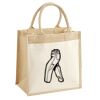 Pocket Jute Midi Tote Thumbnail