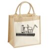 Pocket Jute Midi Tote Thumbnail