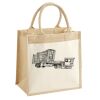 Pocket Jute Midi Tote Thumbnail