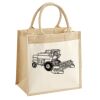 Pocket Jute Midi Tote Thumbnail