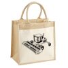 Pocket Jute Midi Tote Thumbnail