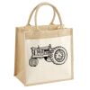 Pocket Jute Midi Tote Thumbnail