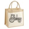 Pocket Jute Midi Tote Thumbnail