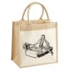 Pocket Jute Midi Tote Thumbnail