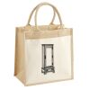 Pocket Jute Midi Tote Thumbnail