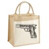 Pocket Jute Midi Tote Thumbnail