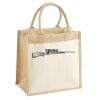 Pocket Jute Midi Tote Thumbnail