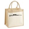 Pocket Jute Midi Tote Thumbnail