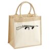 Pocket Jute Midi Tote Thumbnail