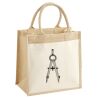 Pocket Jute Midi Tote Thumbnail