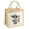 Pocket Jute Midi Tote Thumbnail