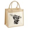 Pocket Jute Midi Tote Thumbnail