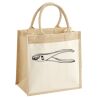 Pocket Jute Midi Tote Thumbnail