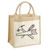 Pocket Jute Midi Tote Thumbnail