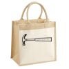 Pocket Jute Midi Tote Thumbnail