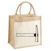 Pocket Jute Midi Tote Thumbnail