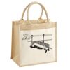 Pocket Jute Midi Tote Thumbnail